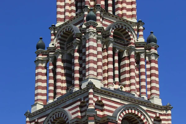 Bell tower of the Cathedral of the Annunciation in Kharkov. fragment.The Annunciation Cathedral (1901) in a sunny spring day in Kharkiv, Ukraine.