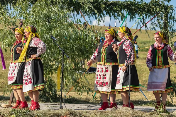 Киев Украина Июля 2019 Года Традиционный Ежегодный Славянский Праздник Ивана — стоковое фото