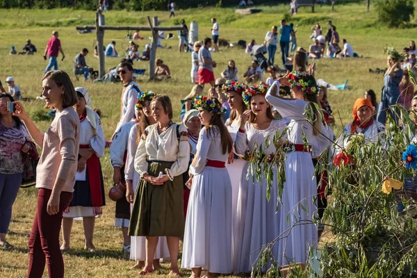 Kyiv Ukraine Juli 2019 Der Traditionelle Jährliche Slawische Feiertag Ivan — Stockfoto