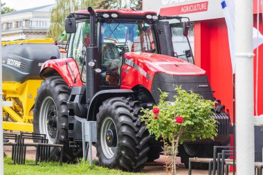 Kyiv, Ukrayna - 12 Ağustos 2020: Uluslararası tarım endüstrisi sergisi 