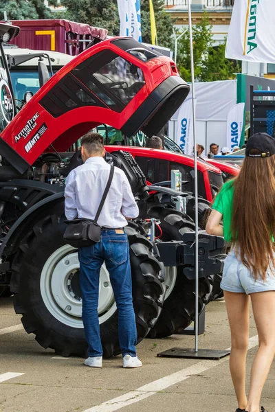 Kyiv, Ukrayna - 12 Ağustos 2020: Uluslararası tarım endüstrisi sergisi 