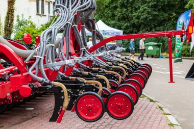 Kyiv, Ukrayna - 12 Ağustos 2020: Uluslararası tarım endüstrisi sergisi 