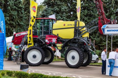 Kyiv, Ukrayna - 12 Ağustos 2020: Uluslararası tarım endüstrisi sergisi 