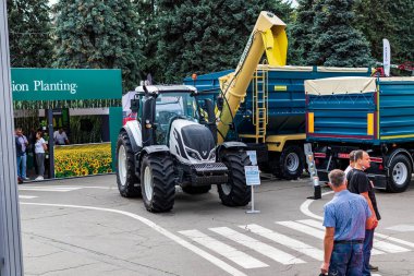 Kyiv, Ukrayna - 12 Ağustos 2020: Uluslararası tarım endüstrisi sergisi 