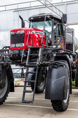 Kyiv, Ukrayna - 12 Ağustos 2020: Uluslararası tarım endüstrisi sergisi 