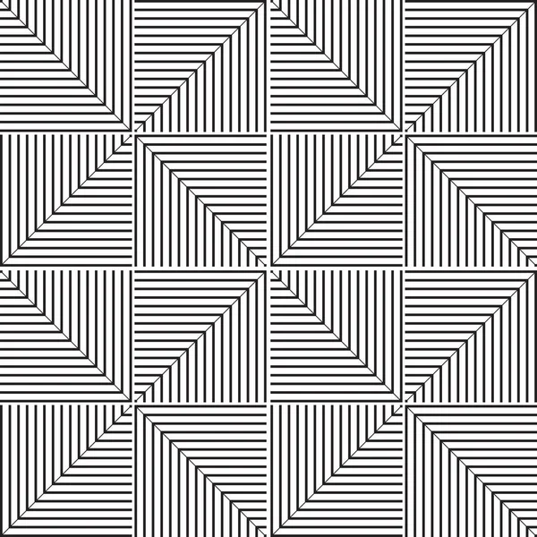 Стильная черно-белая монохромная геометрическая иллюстрация векторного рисунка — стоковый вектор