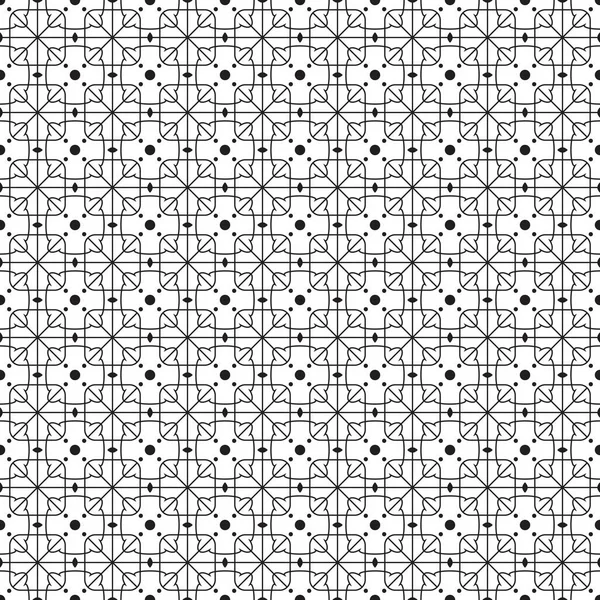 Şık siyah beyaz tek renkli geometrik grafik desen vektör çizim