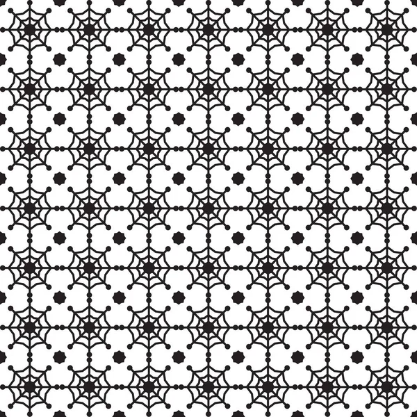 Стильний чорно білий монохромний геометричний візерунок Векторна ілюстрація — стоковий вектор