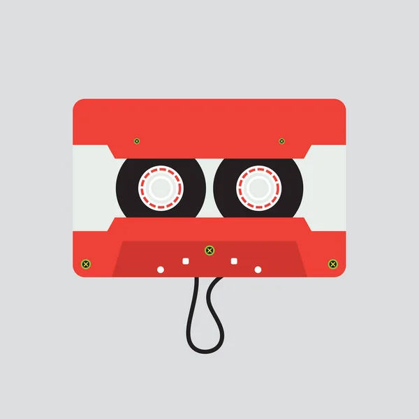 디자인 Cassette Tape Vector Illustration — 스톡 벡터