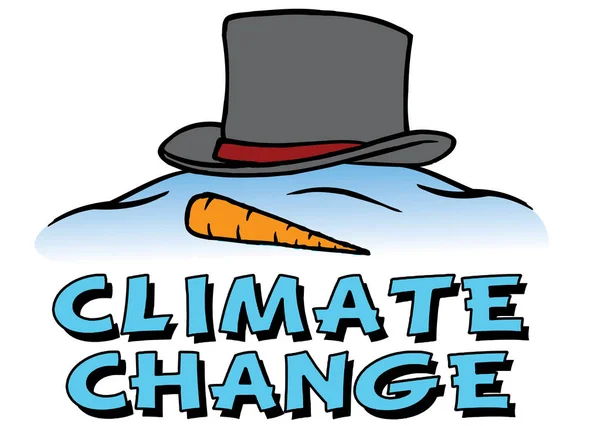 Климатические Изменения Векторная Иллюстрация — стоковый вектор