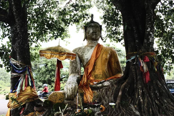 Buddha Nelle Arti Del Laos — Foto Stock