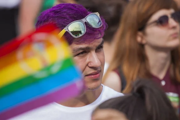 Sofie Bulharsko Června 2018 Lidé Slaví Sofia Gay Pride — Stock fotografie