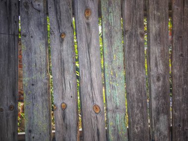 Eski boyalı ahşap duvar, doku veya arka plan, eski ahşap çit