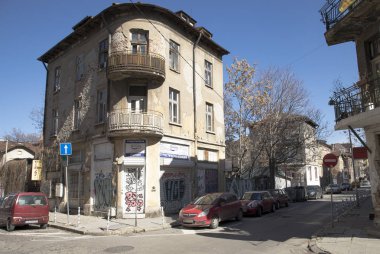 Sofya, Bulgaristan Bacho Kiro Sokağı görünümü