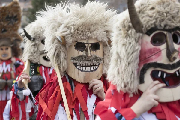 Festival de máscaras en Zemen, Bulgaria . — Foto de Stock