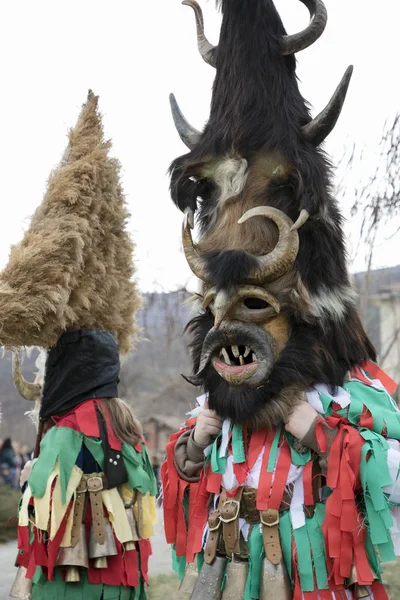 Maškarní festival v Zemenu, Bulharsko. — Stock fotografie