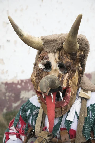 Masquerade Festival in Joepes, Bulgarije. — Stockfoto