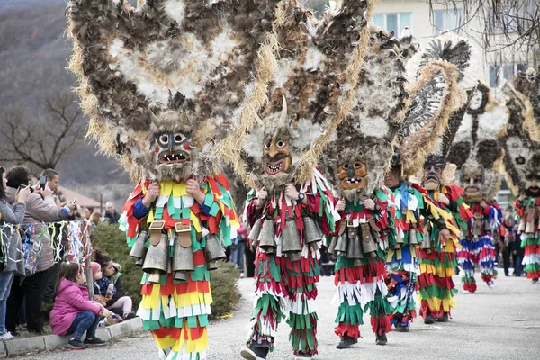 Masquerade Fesztivál, Zemen, Bulgária. — Stock Fotó