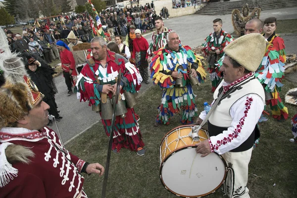 Maškarní festival v Zemenu, Bulharsko. — Stock fotografie