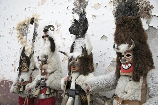 ブルガリアの Zemen で仮装祭. — ストック写真