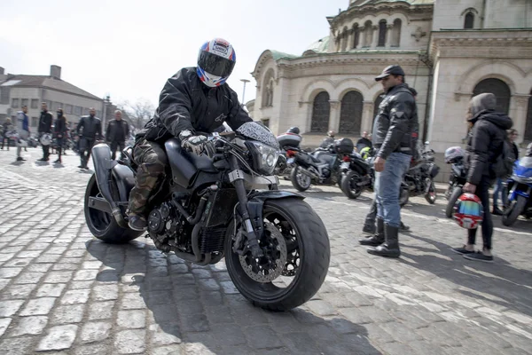 Ouverture officielle de la saison estivale des motos à Sofia, Bulga — Photo