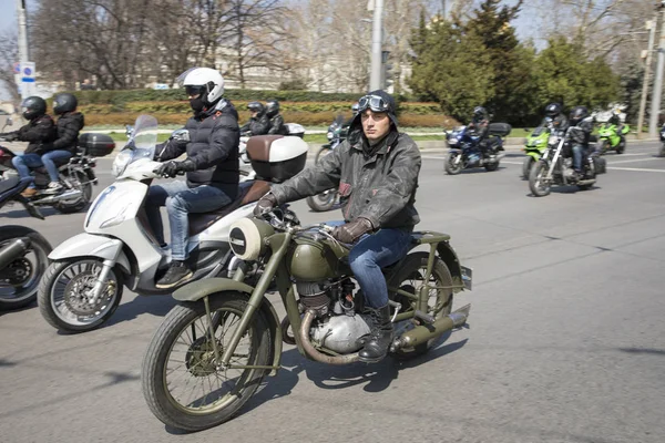 Ouverture officielle de la saison estivale des motos à Sofia, Bulga — Photo