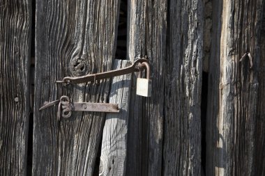 Eski paslı vintage kilit 