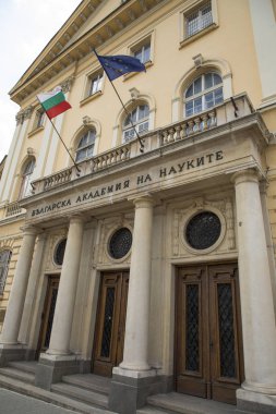 Sofya'da Bulgaristan Bilimler Akademisi'nin inşası, Bulgaristan.