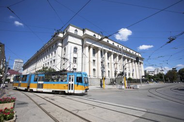 Ünlü Adalet Sarayı adliye binası. 