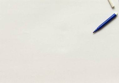 Mavi kalıcı işaret kalemi