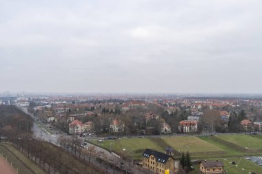 Leipzig City manzarası.