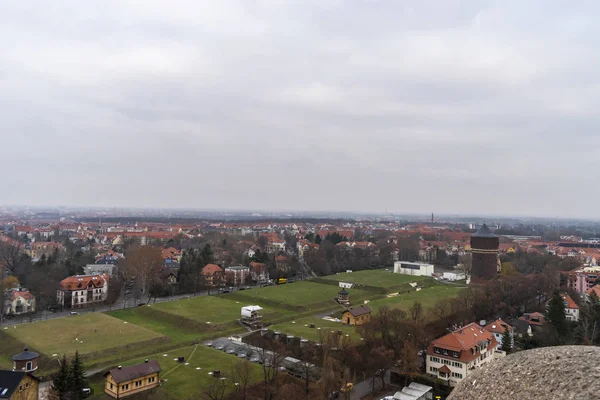 Vista della città di Lipsia . — Foto Stock