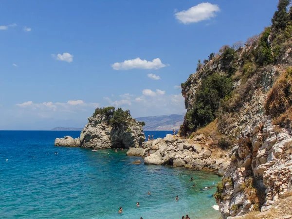 Kilátás tükrök Beach. — Stock Fotó