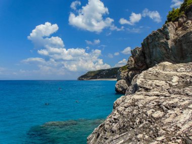 Kathisma plajı manzarası.