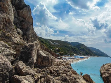 Kathisma plajı manzarası.