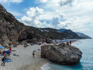 Kathisma plajı manzarası.