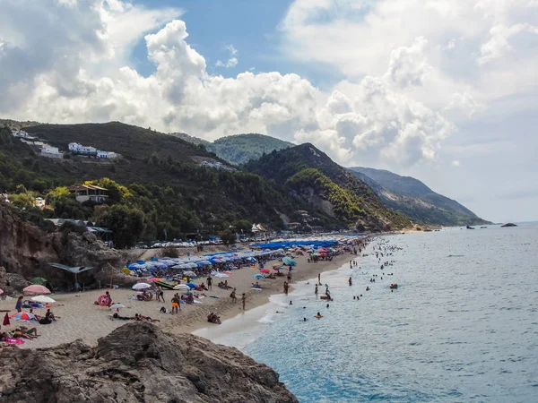 Vue sur la plage de Kathisma . — Photo