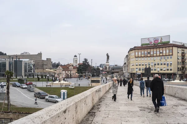 Taş köprü görünümü