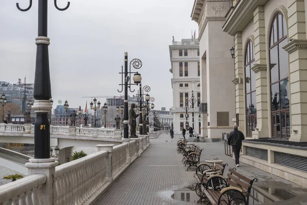 Вид на прогулку Димитара Вальхова . — стоковое фото
