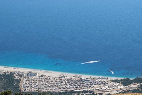 Blick auf die ionische Küste, Albanien. — Stockfoto