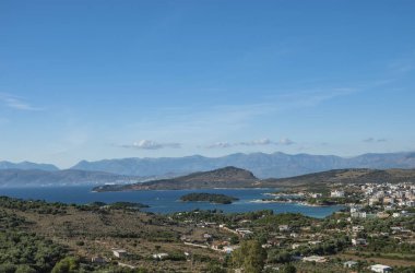 Three Island Beach manzarası.