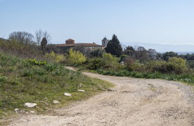 Saint Mary Manastırı Görünümü, Apollonia, Arnavutluk