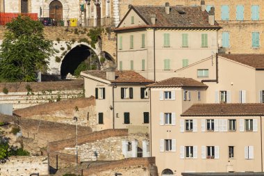 Ancona Cityscape görünümü.