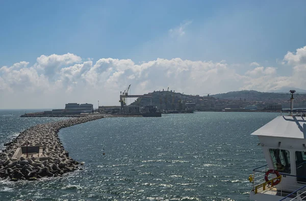 Вид на порт Анкона — стоковое фото