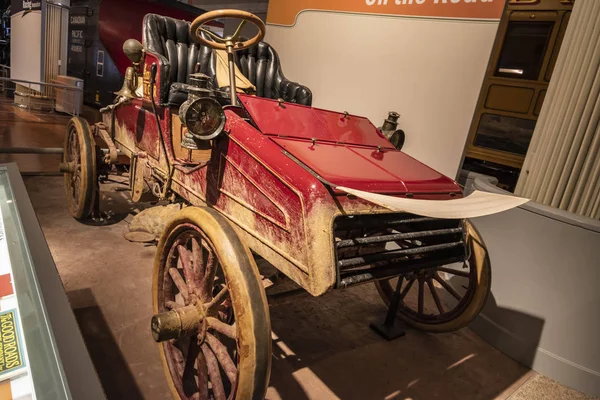 Packard model F runabout car presented in the Henry Ford Museum of American Innovation. — Stock Photo, Image