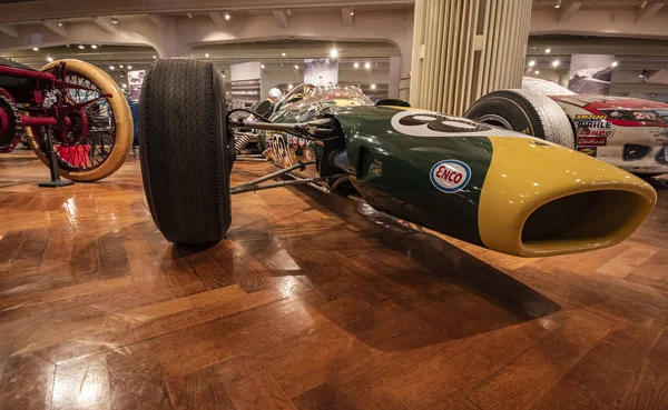 La Lotus-Ford del 1965 che vinse l'Indianapolis 500 nel 1965 . Fotografia Stock