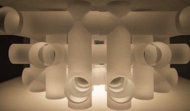 Soyut cam çubuk arka planı