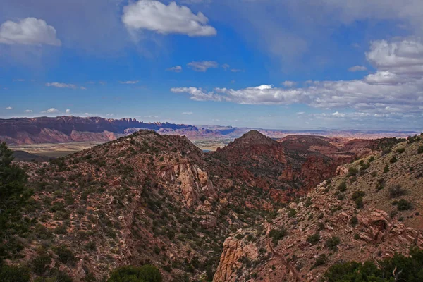 Widok Utah Gór Manti Sal Canyonlands National Park Widoczne Oddali — Zdjęcie stockowe