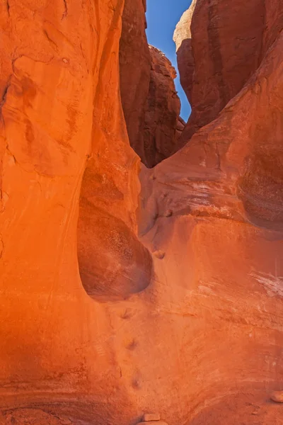 Peek Boo Slot Canyon Flera Slot Canyons Närheten Escalante — Stockfoto