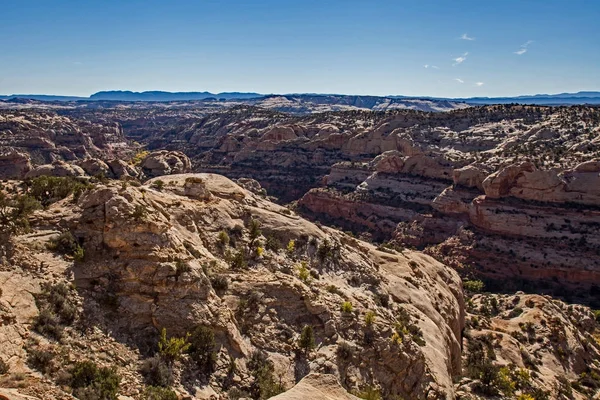 Panoramiczny Widok Hogback Widokowy Scenic Route Utah Usa — Zdjęcie stockowe